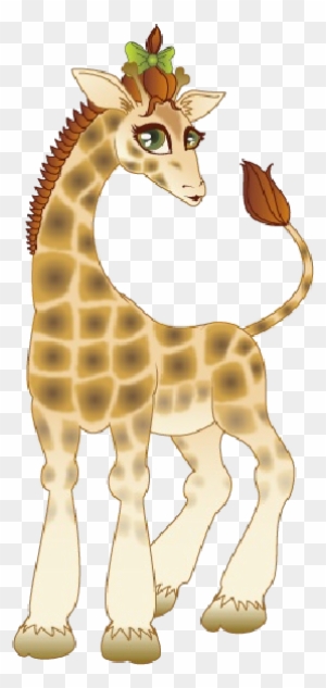 Giraffe Cartoon Animal Images - Baby Giraffe Clip Art