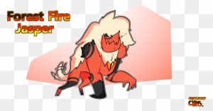 Corrupted Forest Fire Jasper By Hrystina Corrupted - Forest Fire Jasper Gemsona