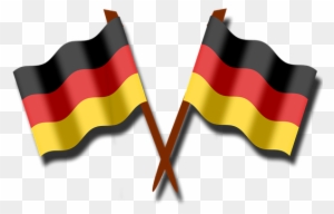 Germany Flag Black Red Gold German Flutter - German Flag Transparent Background