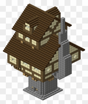 Mob Full, Popular Backgrounds, Wooden House In The - Minecraft Laboratory Design