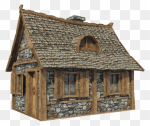 Medieval Hut A 2, Png By Fumar Porros - House Png Hd