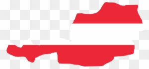 Flag Of Austria Republic Of German Austria Austria - Austria Map Flag Vector