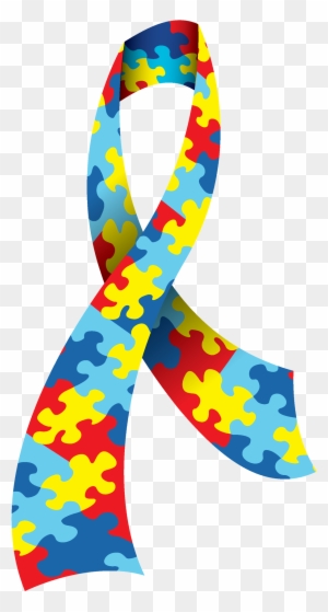 Autism Awareness Ribbon Vector