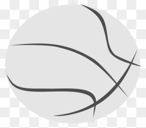 Basket Clipart Bola - Basketball Logo White Png