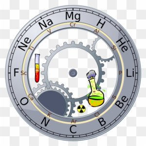 Periodic Table Roman Clock - Periodic Table Chemistry Elements Science Watch