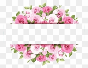 Rose Pink Flower Stock Photography - Flower Borders