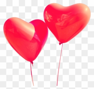 Valentines Day Png Image - Heart Shaped Helium Balloons