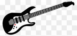 Fender Stratocaster Gibson Les Paul Electric Guitar - Guitar Clipart Black And White Fender Stratocaster Gibson Les Paul Electric Guitar - Guitar Clipart Black And White