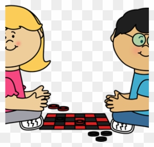 Kids Playing Clipart Kids Playing Checkers Clip Art Board Game Clipart Free Transparent Png Clipart Images Download,Funny Ghost Jokes In Hindi