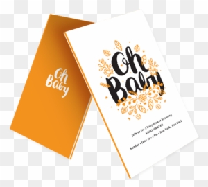 Baby Shower Invitations - Baby Shower Guest Book With Gift Log: Oh Baby!