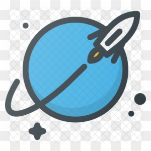 Launched Rocket Icon - Space Shuttle