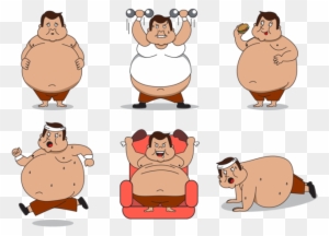 Fat Guy Character Vector Fat Man Png Cartoon Free Transparent Png Clipart Images Download - fat man body roblox