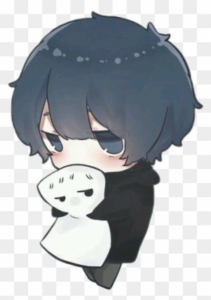 Report Abuse - Dark Blue Haired Anime Boy