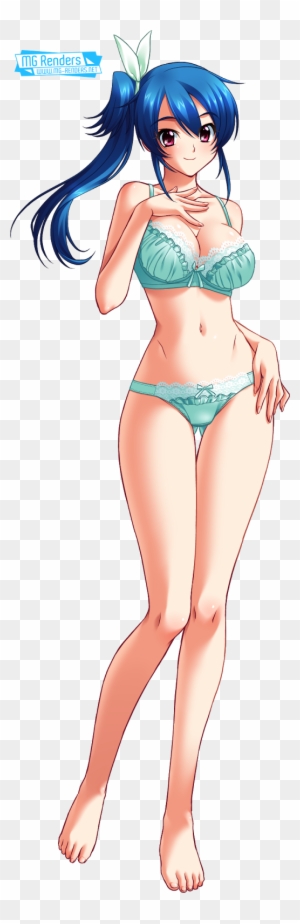 Anime Render Ecchi Transparent Background Barefoot - Barefoot Anime Girl Render