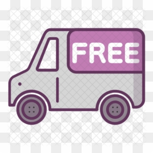 Free, Delivery, Truck, Transport, Package Icon - Delivery Truck Icon Png Pink