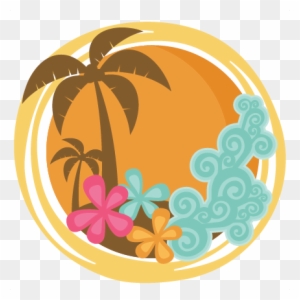 Dailyy Freebie Miss Kate Cuttables Tropical Sunset - Tropical Bliss Clipart