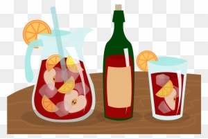 Sangria Wine Juice Cocktail Soft Drink - Fast Food
