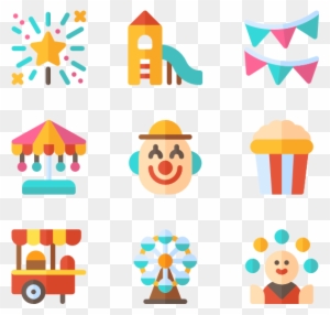 Amusement Park Elements - Funfair Icon - Free Transparent PNG Clipart ...