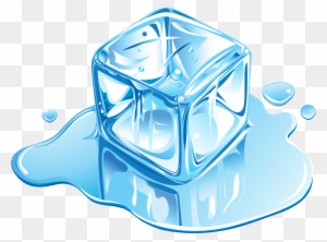 Ice Cream Ice Cube Melting - Illustrator Ice Cube Vector - Free Transparent  PNG Clipart Images Download