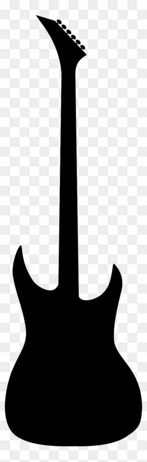 Guitar Outline Guitarra Silhueta Free Transparent Png Clipart Images Download