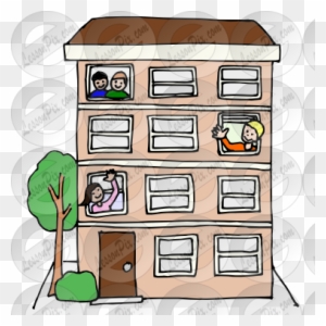 Picture For Classroom Therapy Use Great Apartment Clipart - Live In  Apartment Clipart - Free Transparent PNG Clipart Images Download