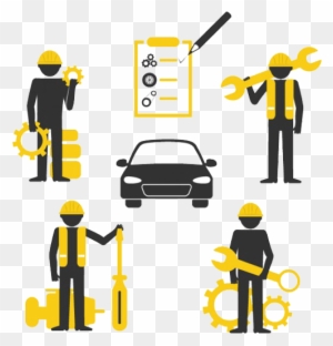 Automotive Repair & Automotive Maintenance Services - Revision De Niveles En Un Automovil Dibujos