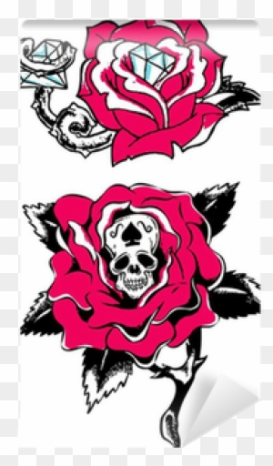 Rose Skull Tattoo