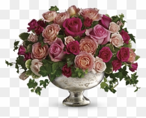 Shop For Roses - Flower Arrangements In Silver Bowls