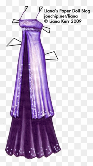 Click For Larger Version - Anime Dark Purple Dress