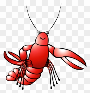 Crawfish Clipart Simple - Lobster Clipart