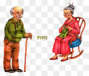 Old People Vector Clipart - Cli Part Aging People