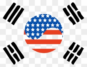Korean American Flag By Chriswillar Korean American - South Korea And North Korea Flags