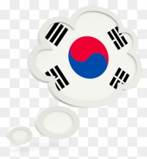 Illustration Of Flag Of South Korea - South Korea And North Korea Flags