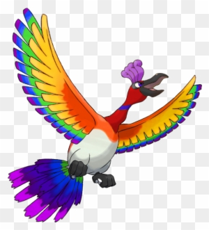 I Recolored Ho-oh To Actually Be A Rainbow Pokemon - Rainbow Ho Oh Pokemon