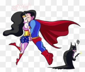 Drawn Superman Wonder Woman And Superman - Drawings Of Wonder Woman And Superman