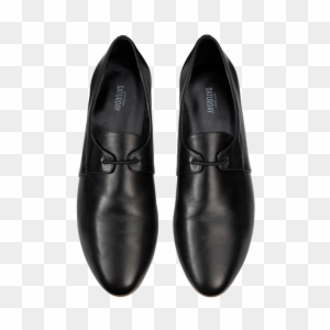 Slip-on Oxfords In Leather - Nike All Black Leather Shoes