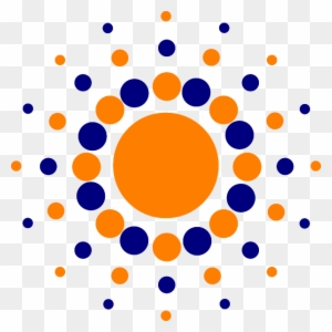 Circles Blue Orange Concentric Svg Clip Arts 600 X - Orange And Blue Clip Art