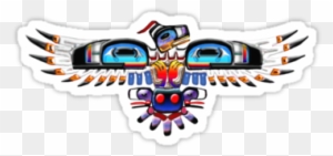 Sticker Of Native American Bird Symbol - Native American Bird Symbols