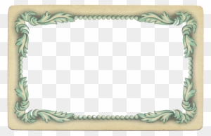 Abstract Floral Frame Png - Picture Frame