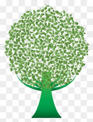 Clipart Green Abstract Tree - Abstract Tree Art .png