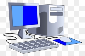 Computer List - Desktop Computer Clip Art