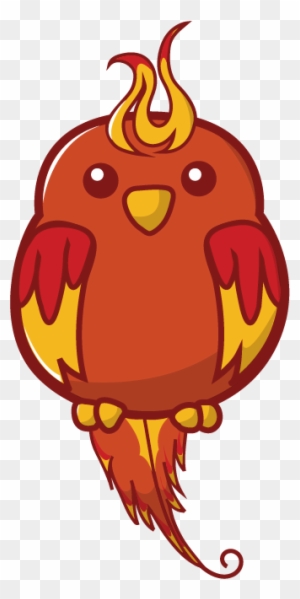 Cute Phoenix Cartoon Character Design Nicole English - Cute Phoenix Clip Art