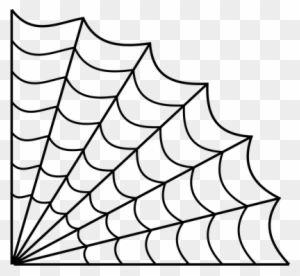 Drawn Spider Web Transparent - Spider Web Line Drawing
