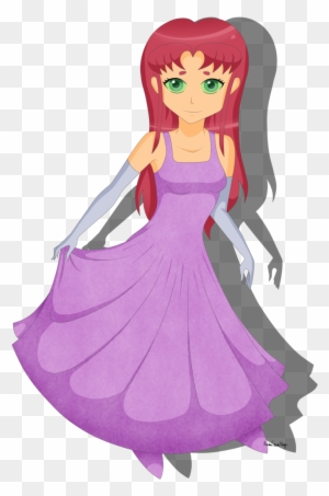 starfire prom dress Starfire Prom Dress By Randomsilentninja - Starfire And Raven Wearing A  Dress