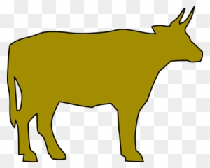 Cattle, Farm, Cow, Milk, Beef - Yellow Cow Png