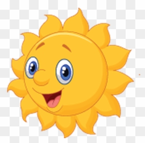 Happy Children Cartoon - Happy Sun Clipart Png