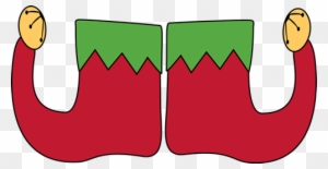 Pair Clipart Christmas - Christmas Elf Shoes Clipart