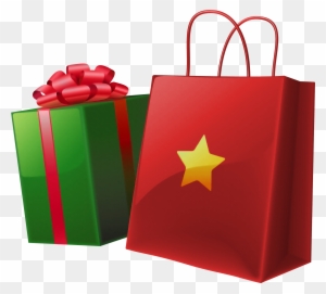 Christmas - Christmas Gift Bag Clipart