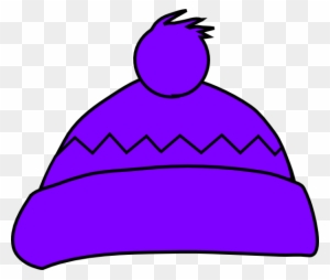 Purple Winter Hat Clip Art At Clker - Winter Hat Clip Art