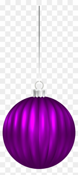 Purple Christmas Ball Ornament Png Clip Art Image - Purple Christmas Ornament Png